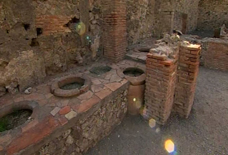 Pompeii archaeological detail