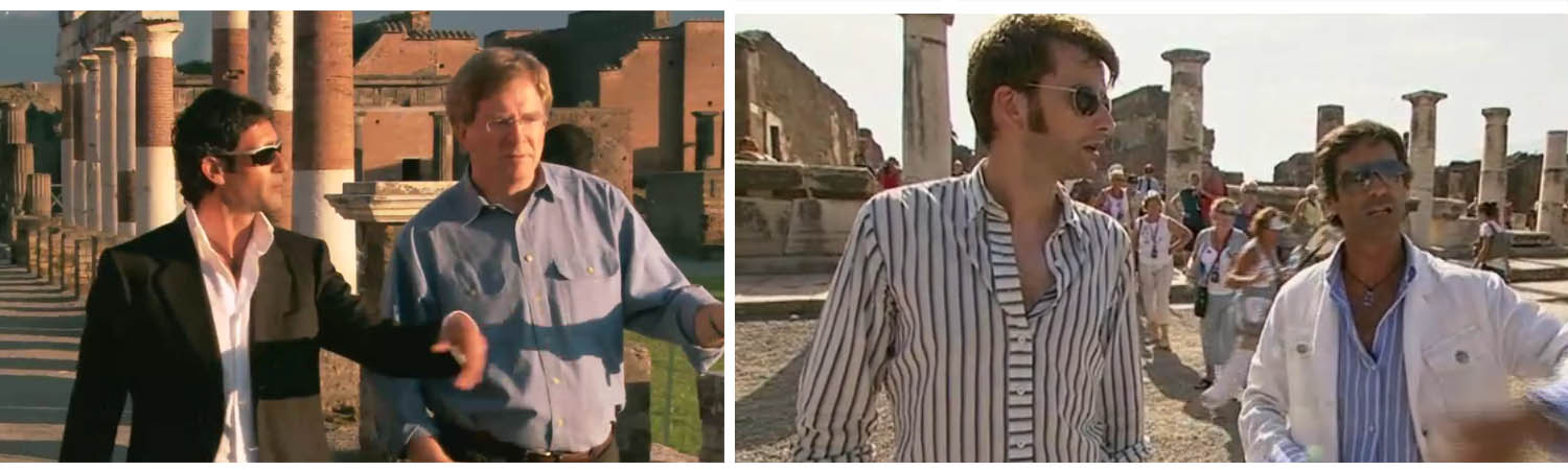 Pompeii Tour Guide with international travel guests